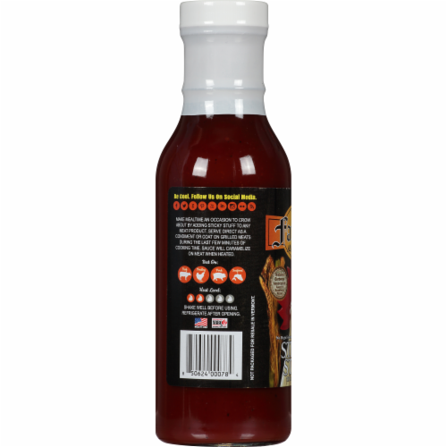 Fat Boy Sticky Stuff BBQ Sauce Perspective: left