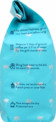 Blue Island Coffee™ Surf City Blend Medium Roast Ground Coffee Perspective: left