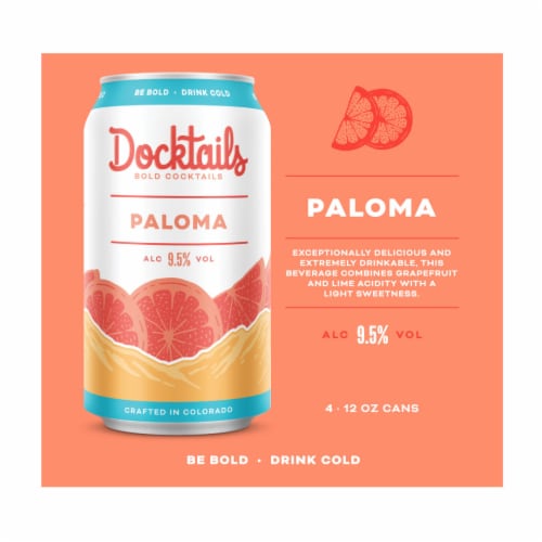 Dry Dock Docktails Paloma Cocktail Perspective: left