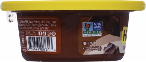 Hope® Chocolate Cashew & Almond Dessert Dip & Spread Perspective: left