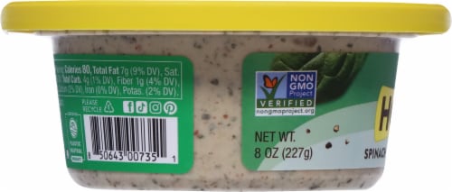 Hope® Spinach Artichoke Cashew & Almond Nut Dip 8 oz Perspective: left