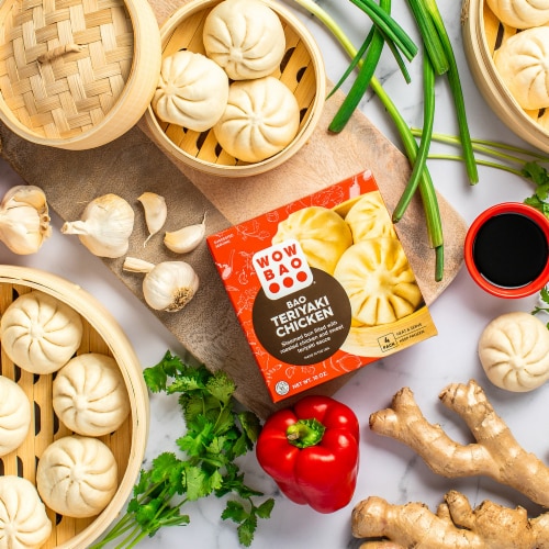 Teriyaki Chicken Package Bao Perspective: left