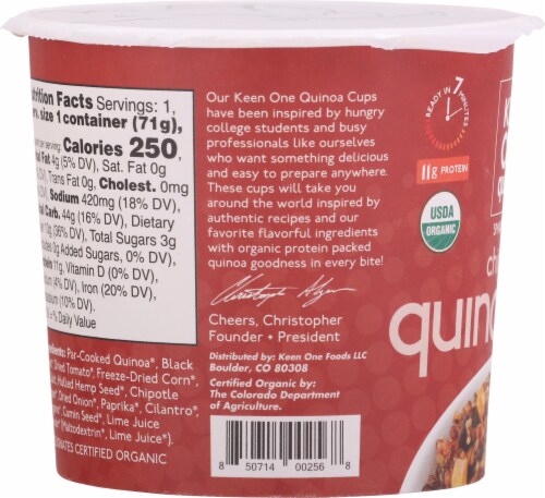 Keen One Chipotle Quinoa Cup Perspective: left