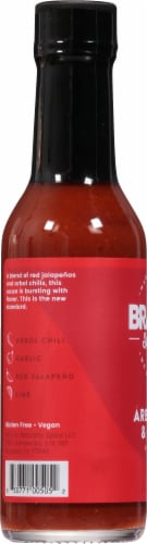 Bravado Spice Co Arbol Chili & Garlic Hot Sauce Perspective: left