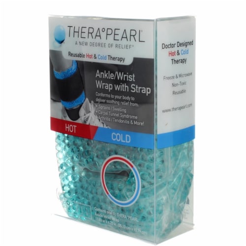 TheraPearl Ankle & Wrist Wrap with Strap Perspective: left