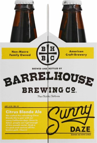 BarrelHouse Brewing Co Sunny Daze Blonde Ale Perspective: left
