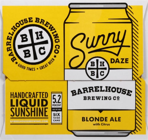BarrelHouse Brewing Co Sunny Daze Blonde Ale Perspective: left
