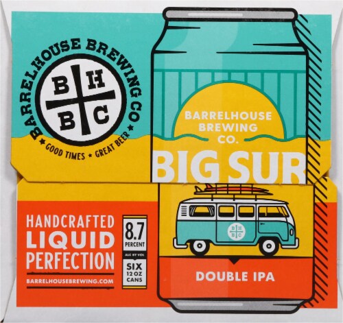 BarrelHouse Brewing Co Big Sur Double IPA Beer Perspective: left