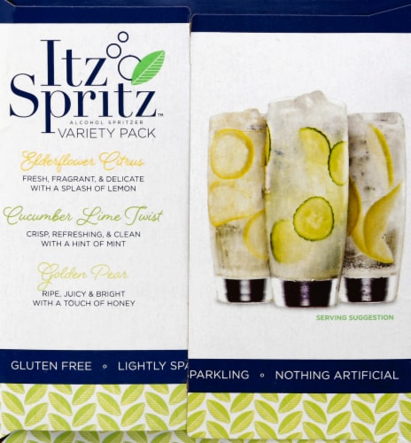 Itz Spritz Alcohol Spritzer Ready to Drink Cocktail Variety Pack Perspective: left
