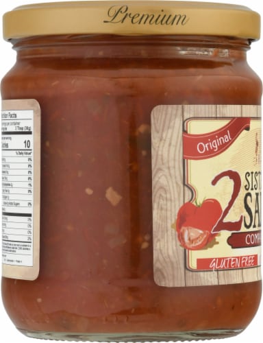 2 Sisters Salsa Company Original Salsa Perspective: left