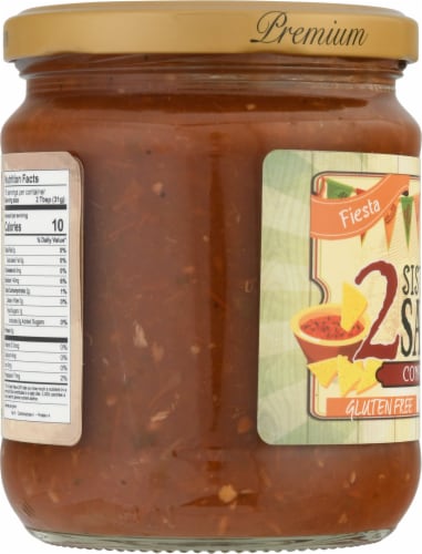 2 Sisters Salsa Company Fiesta Salsa Perspective: left