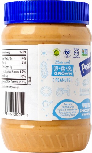 Peanut Butter & Co. White Chocolatey Wonderful Peanut Butter Spread Perspective: left