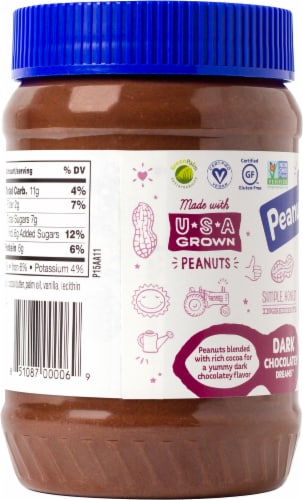 Peanut Butter & Co.® Dark Chocolatey Dreams™ Peanut Butter Spread Perspective: left