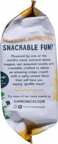 Gimme Organic Sesame Roasted Seaweed Snacks Perspective: left