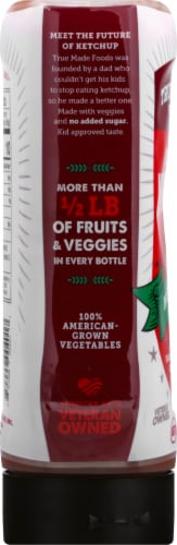 True Made Foods No Added Sugar Vegetable Ketchup Perspective: left
