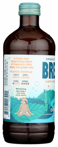 Brew Dr.® Kombucha Organic Clear Mind Kombucha Perspective: left