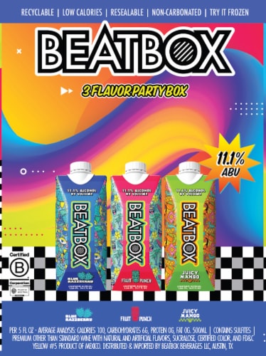 BeatBox Party Punch Variety Pack Perspective: left