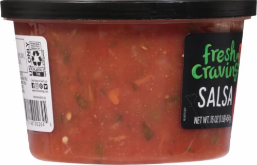 Fresh Cravings® Restaurant Style Hot Salsa Perspective: left