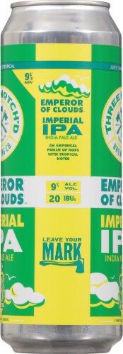 Three Notch'd Imperial IPA Indian Pale Ale Perspective: left