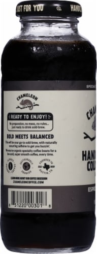Chameleon Cold-Brew Espresso Smooth Black Coffee Perspective: left