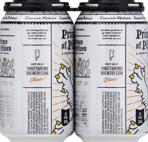 Three Taverns Craft Brewery Pilsner Perspective: left
