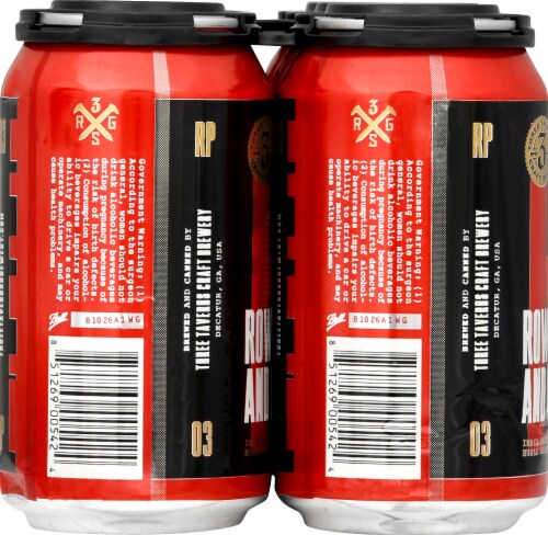 Three Taverns Craft Beer Rowdy and Proud India Pale Ale Perspective: left