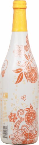 Dry Sparkling Blood Orange Soda Perspective: left