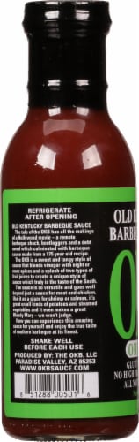 The OKB Old Kentucky Original BBQ Sauce Perspective: left