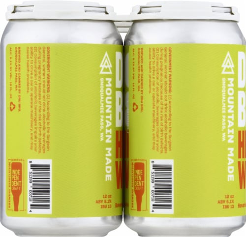 Dru Bru Mountain Made Hefe-Weizen Wheat Ale Perspective: left