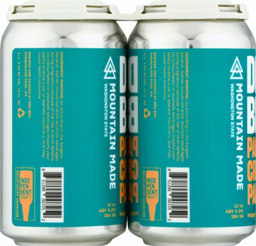 Dru Bru Pacific Crest Pale Hoppy Trail Ale Perspective: left