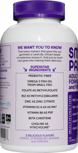 SmartyPants Adult Complete Vitamin Gummies Perspective: left