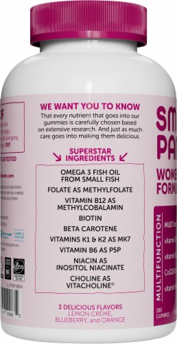 SmartyPants Women's Complete Multivitamin Gummies Perspective: left