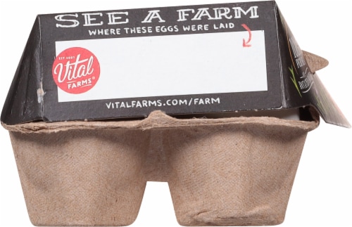 Vital Farms® XL Pasture-Raised Eggs Perspective: left
