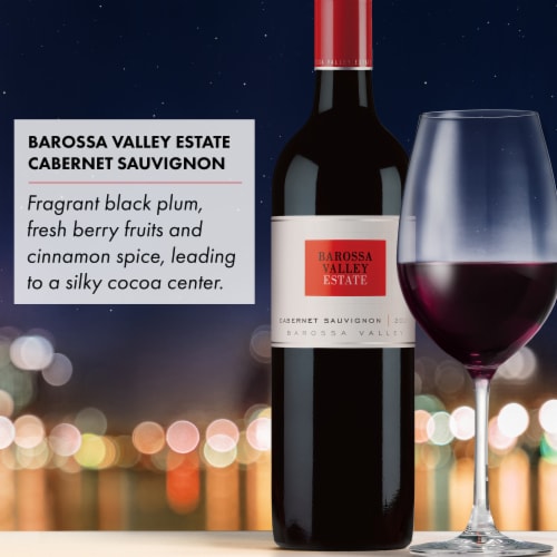 Barossa Valley Estate Cabernet Sauvignon Red Wine Perspective: left