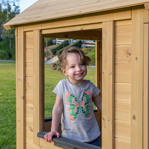 Solid wood playhouse outlet