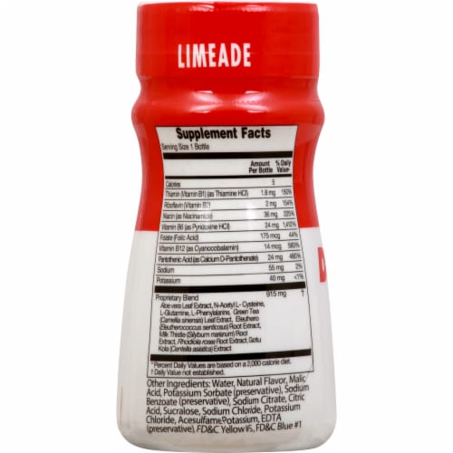 Drink Ade Limeade Flavor Dietary Supplement Perspective: left