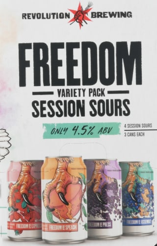 Revolution Brewing Freedom Variety Pack Perspective: left