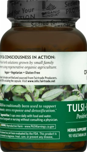 Organic India Tulsi Holy Basil Perspective: left