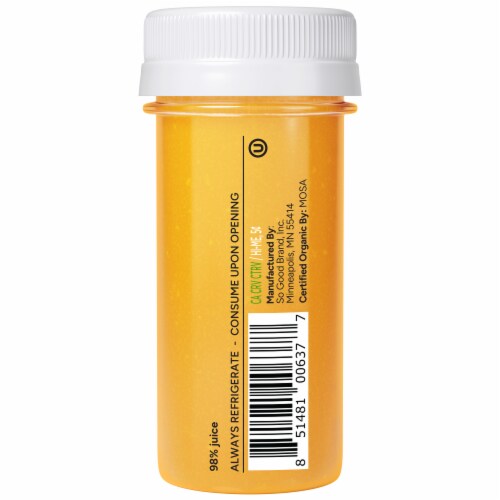 So Good So You® Digestion Clementine Ginger Probiotic Wellness Shot Perspective: left