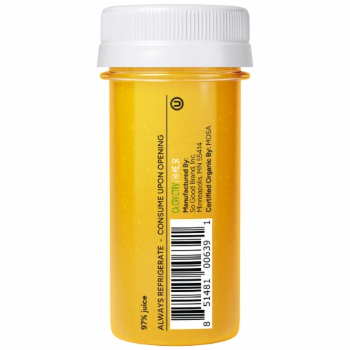 So Good So You® Immunity Ginger Probiotic Wellness Shot Perspective: left