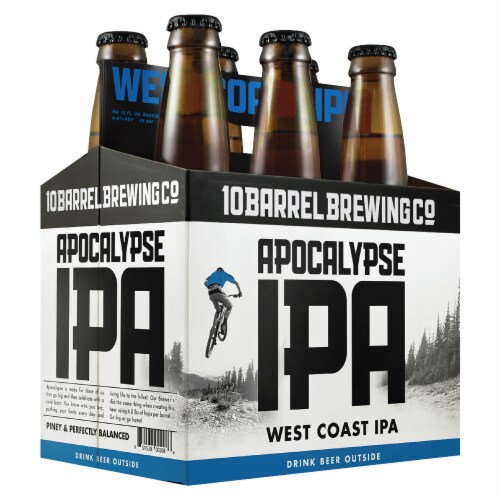 10 Barrel Brewing Co Apocalypse West Coast IPA Beer Perspective: left