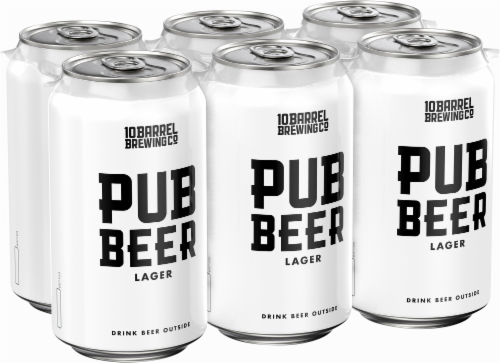 10 Barrel Brewing Co. Pub Lager Craft Beer Perspective: left