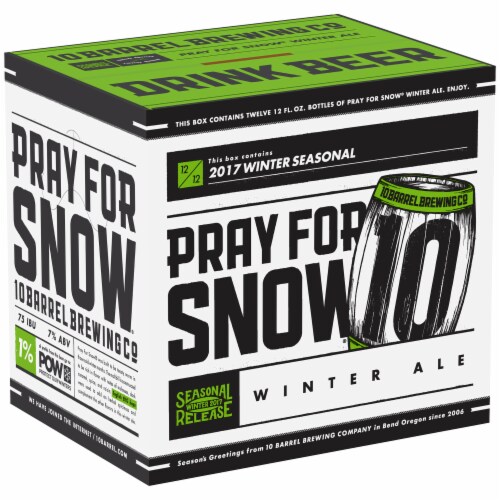 10 Barrel Brewing Pray for Snow Winter Seasonal Ale, 12 bottles / 12 fl