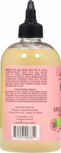 Camille Rose® Naturals Castor Oil & Aniseed Oil Sweet Ginger Cleansing Rinse Perspective: left