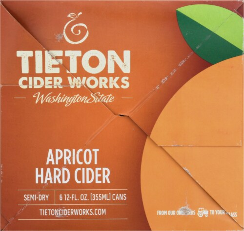 Tieton Cider Works Apricot Cider Perspective: left