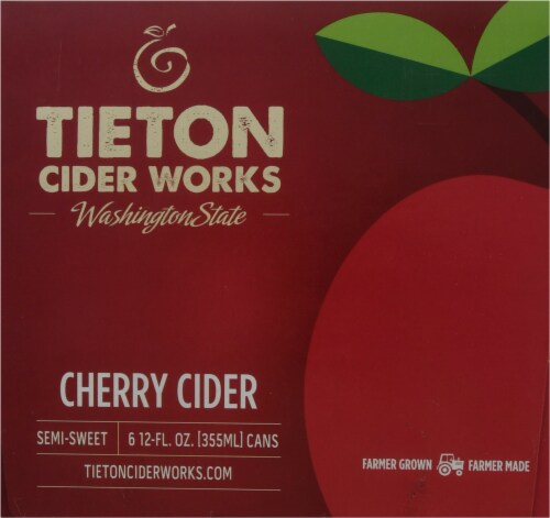 Tieton Cider Works Cherry Cider Perspective: left