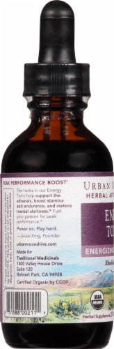 Urban Moonshine Energy Tonic Herbal Supplement Perspective: left