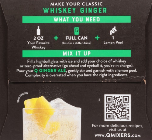 Q Ginger Ale Perspective: left