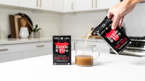 Kettle & Fire Classic Beef Bone Broth Perspective: left