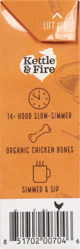 Kettle & Fire Mushroom Chicken Bone Broth Perspective: left